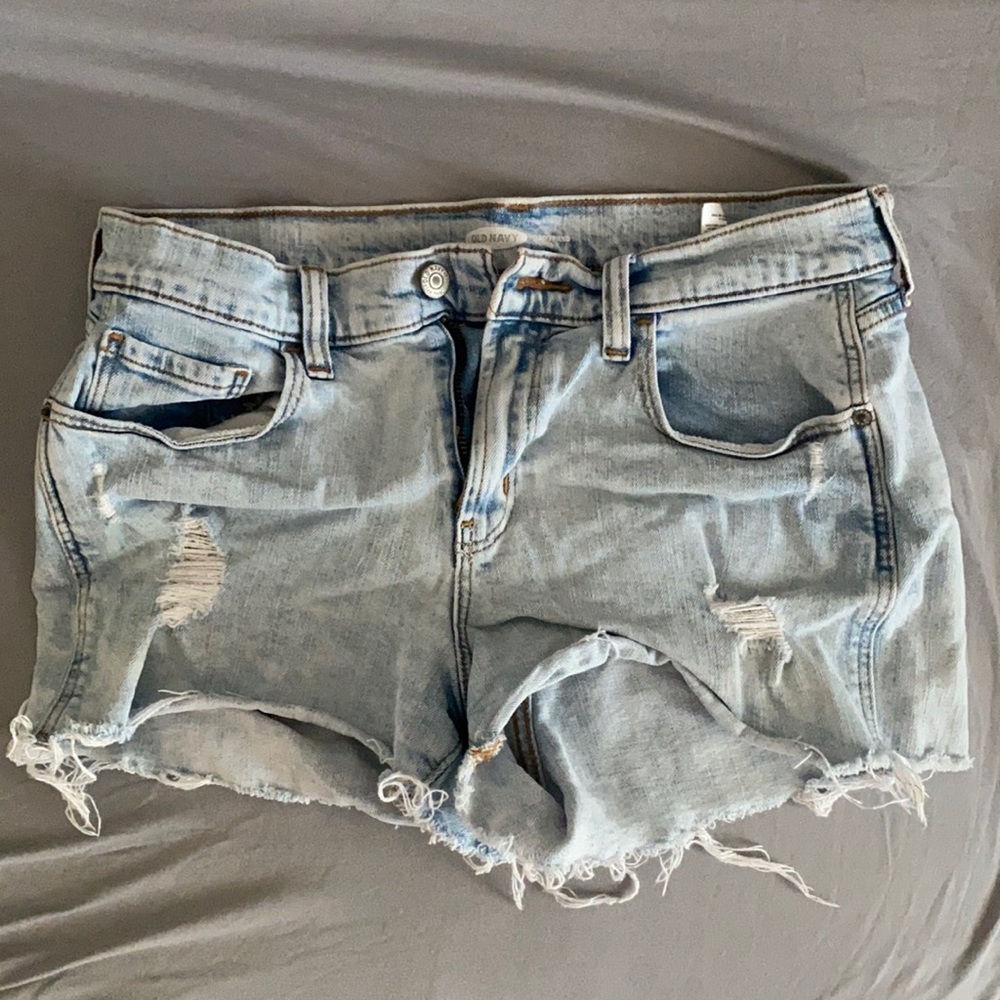 Distressed Boyfriend Denim / Jean Shorts